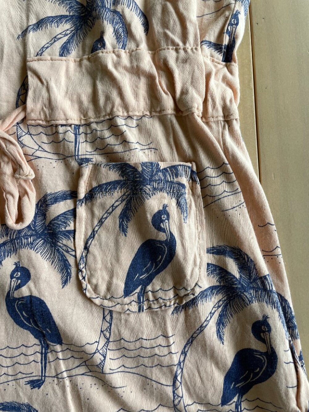 Mini Rodini 100% Organic Cotton‎ Tropical Bird Dress Coverup - Size 3-5 Years - Picture 5 of 9